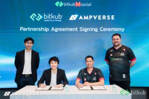 Ampverse joins forces with digital asset exchange Bitkub and launches NFT store for esports teams